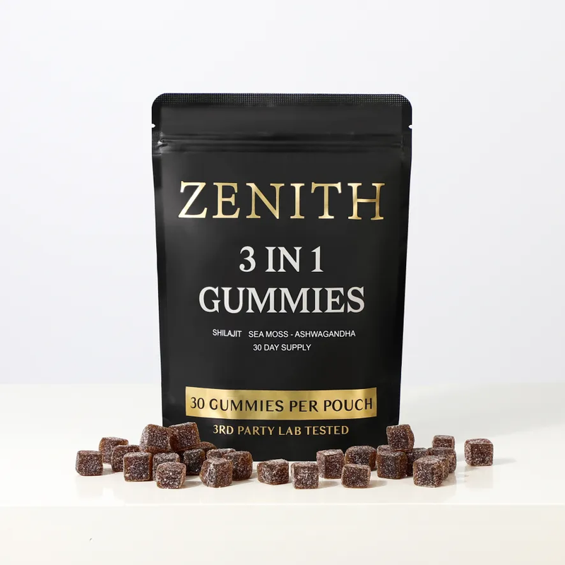 Zenith 3-in-1 Shilajit Gummies